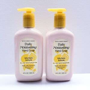 Bath & Body Works KITCHEN LEMON Daily Moisturizing Hand Soap, 9 Oz (2 pcs)